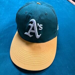 Oakland A's MLB Green Yellow Baseball Cap Team MLB OC Sports OSFM